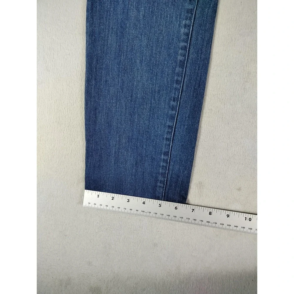 Volcom Vorta Jeans Mens 32 Blue Slim Fit Straight Denim Skater Grunge Skatelife